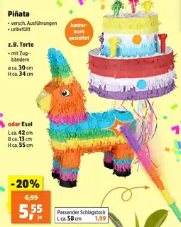 Thomas Philipps Piñata z. B. Torte oder Esel Angebot