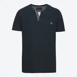 NKD Herren-T-Shirt mit Henley-Kragen Angebot