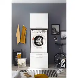 toom Baumarkt Respekta Waschmaschinenumbauschrank 'Clara 2' weiß matt 67,4 x 200 x 67,6 cm Angebot