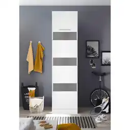 toom Baumarkt Respekta Wäscheschrank 'Clara 3' für Hauswirtschaftsraum weiß matt 50 x 200 x 67,6 cm Angebot