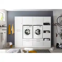 toom Baumarkt Respekta Hauswirtschaftsraum-Set 'Clara 14' weiß matt 234,8 x 200 x 67,6 cm Angebot