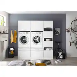 toom Baumarkt Respekta Hauswirtschaftsraum- Set 'Clara 12' weiß matt 184,8 x 200 x 67,6 cm Angebot