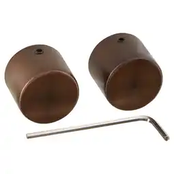 toom Baumarkt Gardinia Endkappen Chicago Metall bronzefarben Ø 20 mm 2 Stück Angebot