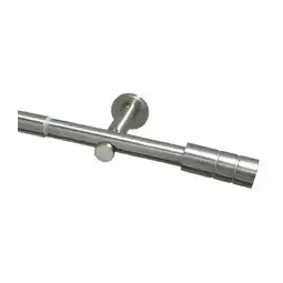 toom Baumarkt Gardinia Stilgarnitur 'Zylinder' edelstahl 190 - 360 cm Angebot