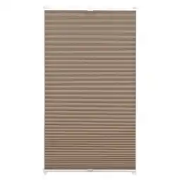toom Baumarkt Gardinia Plissee 'EasyFix' taupe 100 x 130 cm Angebot