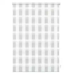 toom Baumarkt Gardinia EasyFix Doppelrollo 'Karo' weiß 75 x 150 cm Angebot