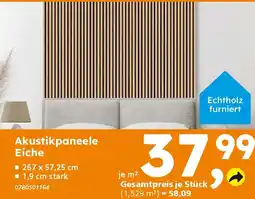 Globus Baumarkt Akustikpaneele Eiche Angebot