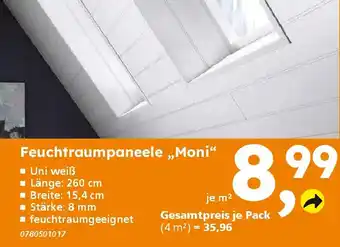 Globus Baumarkt Feuchtraumpaneele „Moni❝ Angebot
