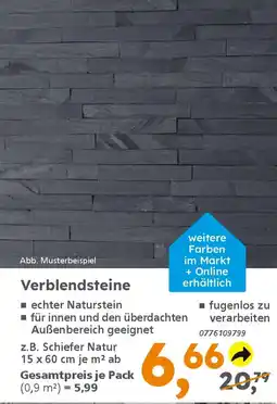 Globus Baumarkt Verblendsteine Angebot