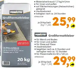 Globus Baumarkt PRIMASTER Großformatkleber Angebot