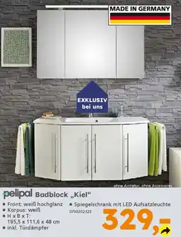 Globus Baumarkt pelipal Badblock,,Kiel❝ Angebot