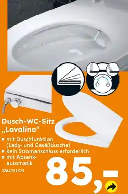 Globus Baumarkt Dusch-WC-Sitz „Lavalino" Angebot