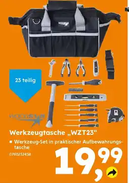Globus Baumarkt WOODSTAR Werkzeugtasche,,WZT23" Angebot