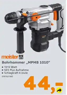 Globus Baumarkt meister Bohrhammer „MPMB 1010" Angebot