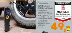 Globus Baumarkt Michelin Akku Mini Kompressor Angebot