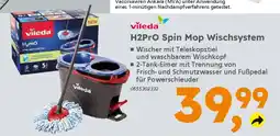 Globus Baumarkt vileda H2PRO Spin Mop Wischsystem Angebot
