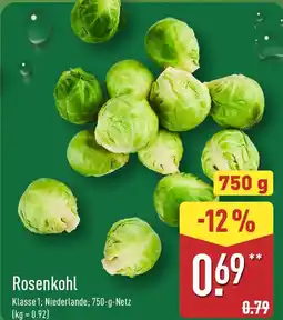 Aldi Nord Rosenkohl Angebot