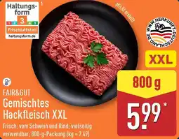 Aldi Nord FAIR&GUT Gemischtes Hackfleisch XXL Angebot