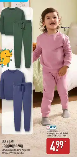 Aldi Nord LILY & DAN Jogginganzug Angebot