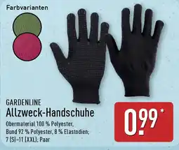 Aldi Nord GARDENLINE Allzweck-Handschuhe Angebot