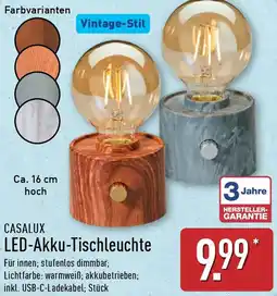 Aldi Nord CASALUX LED-Akku-Tischleuchte Angebot