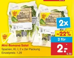 Netto Marken-Discount MarktTag Mini-Romanasalat Angebot