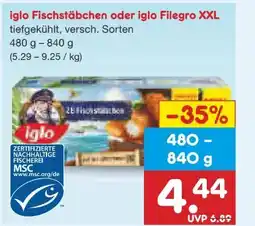 Netto Marken-Discount Iglo Fischstäbchen Angebot