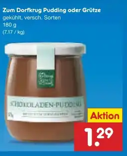 Netto Marken-Discount Zum Dorfkrug Pudding Angebot