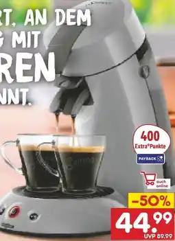 Netto Marken-Discount Senseo Kaffeepad-Maschine HD7806/37 Angebot