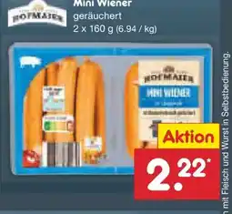 Netto Marken-Discount Hofmaier Mini-Wiener Angebot