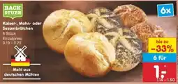 Netto Marken-Discount Netto Backstube Kaiserbrötchen Angebot