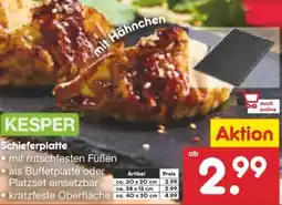 Netto Marken-Discount Kesper Schieferplatte Angebot