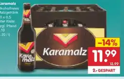 Netto Marken-Discount Karamalz Alkoholfreies Malzgetränk Angebot