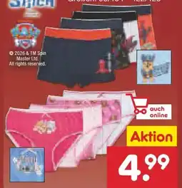 Netto Marken-Discount Kinder Slips 4er Pack Angebot