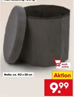 Netto Marken-Discount Dekor Sitz- und Aufbewahrungsbox Angebot