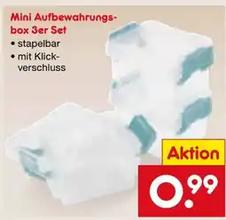 Netto Marken-Discount Mini-Aufbewahrungsbox Angebot