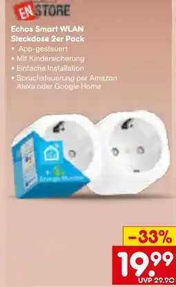 Netto Marken-Discount Echos Smart WLAN Steckdose Angebot