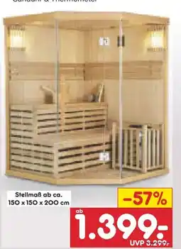 Netto Marken-Discount Artsauna Sauna Espoo Premium Angebot