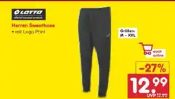 Netto Marken-Discount Lotto Herren Sweathose Angebot