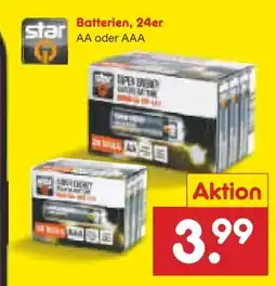 Netto Marken-Discount Star-Q Batterien 24er AA Angebot