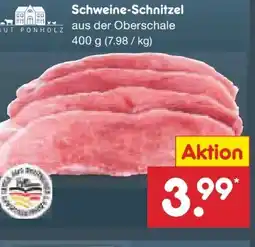 Netto Marken-Discount Gut Ponholz Schweine-Schnitzel Angebot