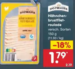 Netto Marken-Discount Hofmaier Hähnchenbrustfiletroulade Angebot