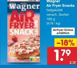 Netto Marken-Discount Original Wagner Air Fryer Snack Angebot