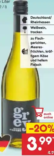 Netto Marken-Discount Rheinberg Kellerei Grey Grauburgunder Angebot