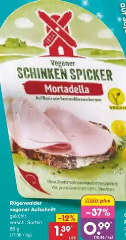 Netto Marken-Discount Rügenwalder Mühle Veganer Aufschnitt Angebot