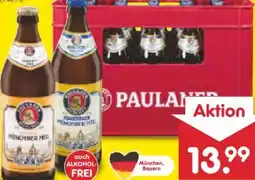 Netto Marken-Discount Paulaner Original Münchner Hell Angebot