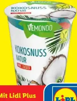 Lidl Vemondo Vegane Joghurtalternative Kokosnuss Natur Angebot