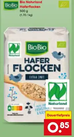 Netto Marken-Discount BioBio Bio-Haferflocken Angebot