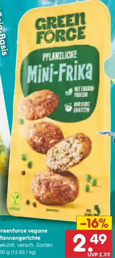Netto Marken-Discount Greenforce Vegane Mini-Frika Angebot