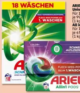PENNY Ariel Universalwaschmittel Pulver Angebot
